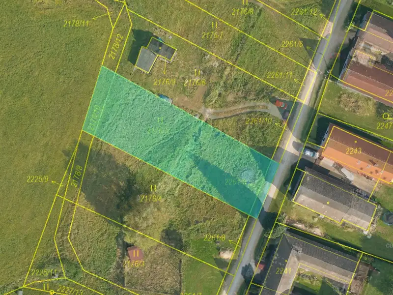 Prodej stavebního pozemku 888 m², Kamenice nad Lipou – náhled fotky 2