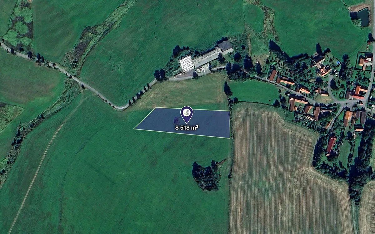 Prodej louky 8518 m²