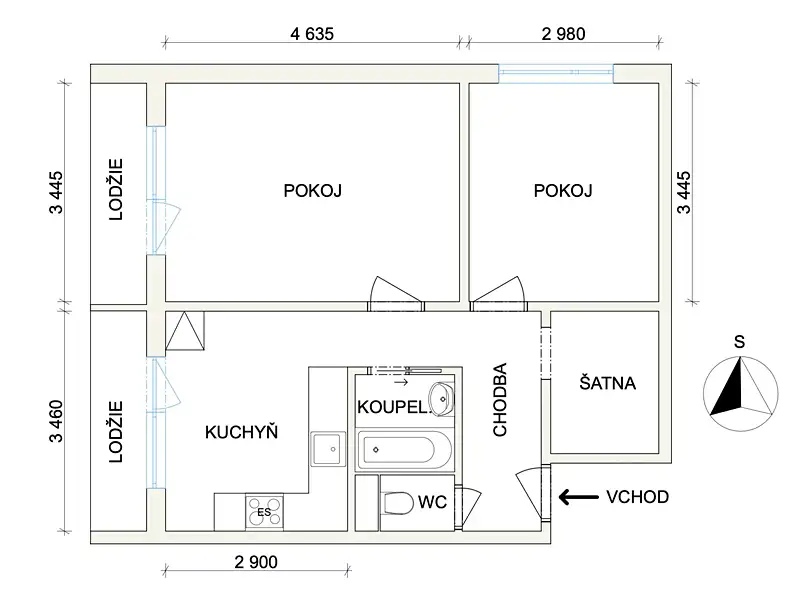 Prodej bytu 2+1 54 m², Brno – náhled fotky 2