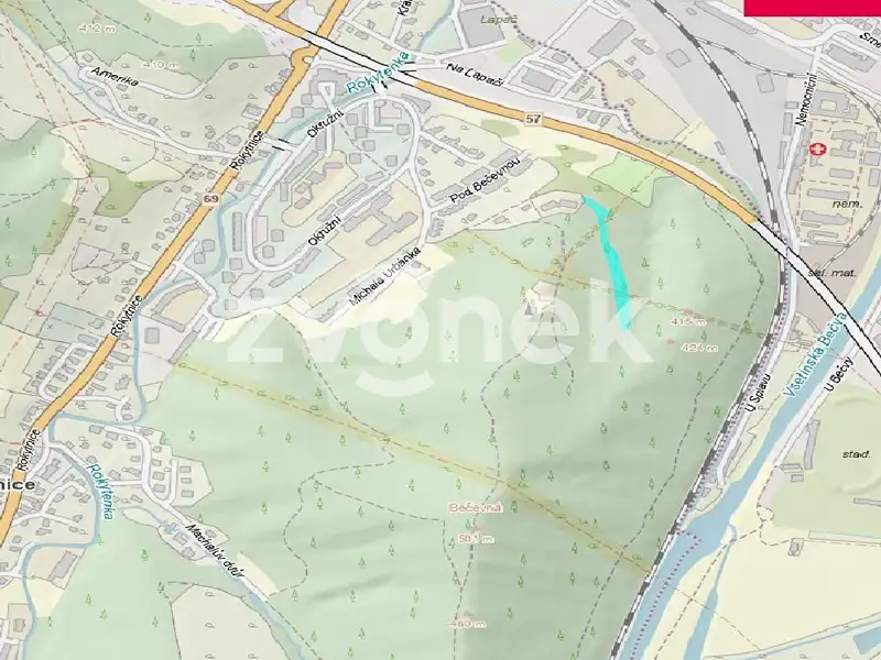 Prodej lesa 4429 m², Vsetín – náhled fotky 3