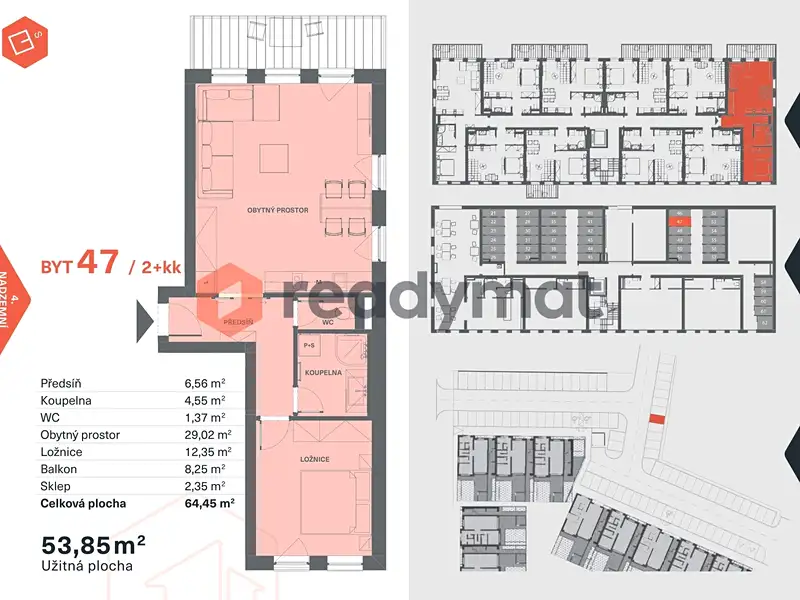Prodej bytu 2+kk 53 m², Břeclav – náhled fotky 3