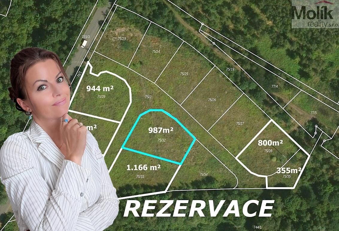 Prodej stavebního pozemku 987 m²