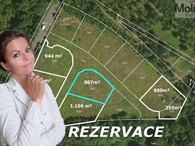 Prodej stavebního pozemku 987 m²