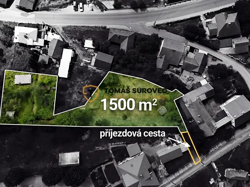 Prodej stavebního pozemku 1500 m², Nedašov – náhled fotky 1
