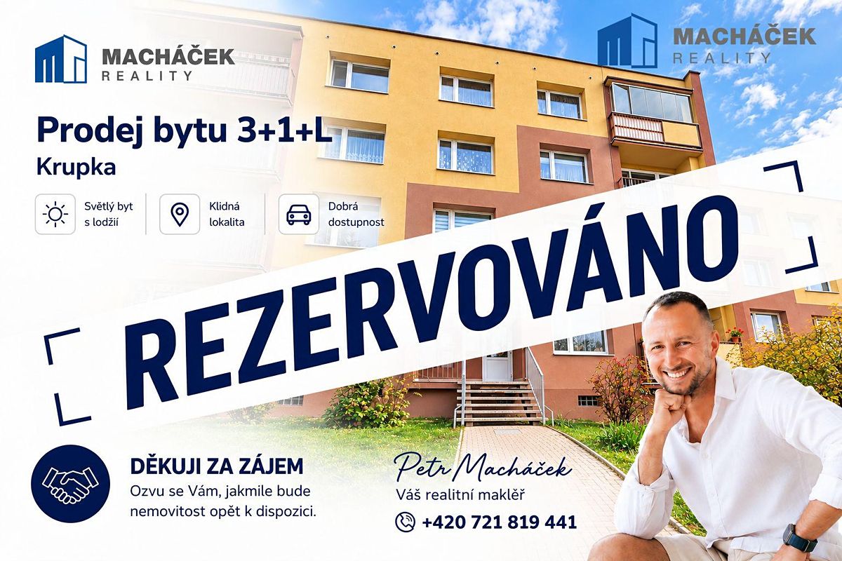 Prodej bytu 3+1 62 m²