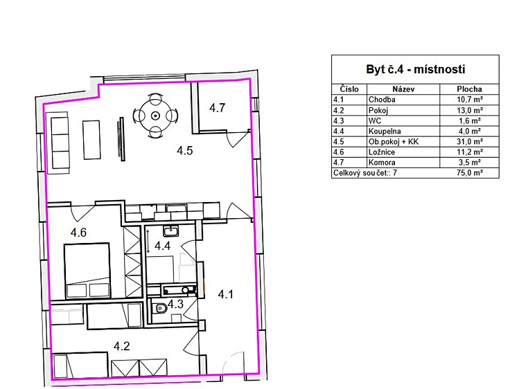 Wohnung 3+kk zum Kauf, 75 m² (15 von 16)