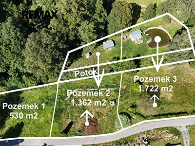 Prodej stavebního pozemku 1362 m²