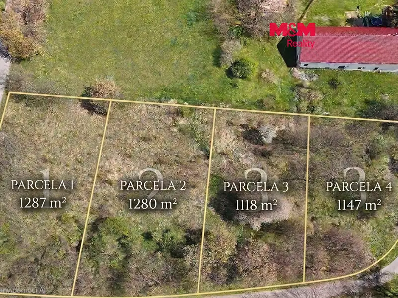Prodej stavebního pozemku 1280 m², Liptaň – náhled fotky 1