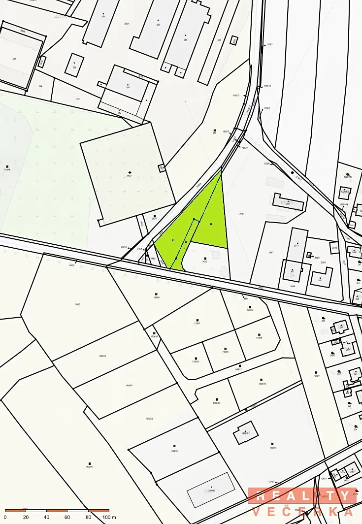 Prodej komerčního pozemku 3102 m²