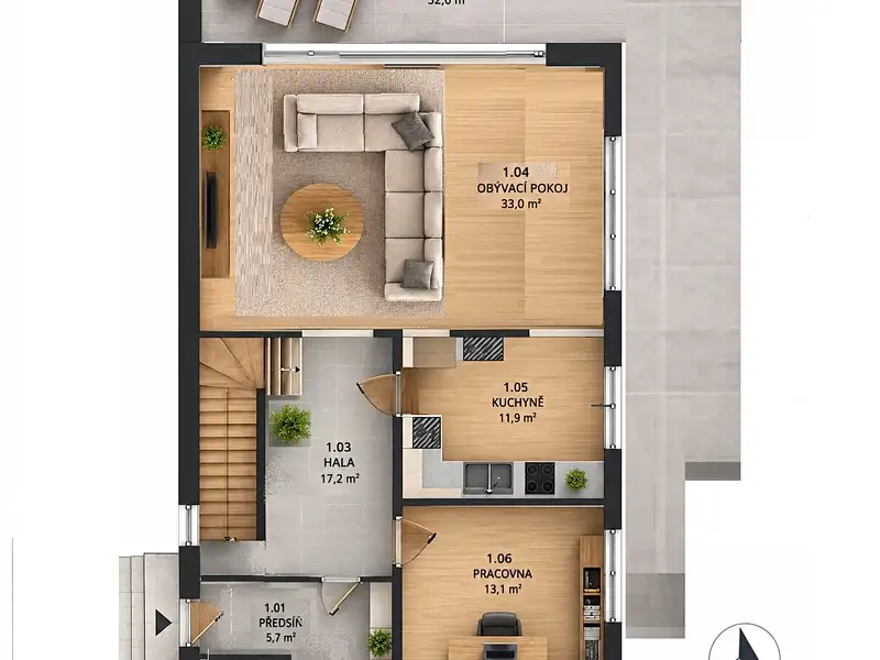 Prodej rodinného domu 215 m², pozemek 835 m², Mnichovice – náhled fotky 2