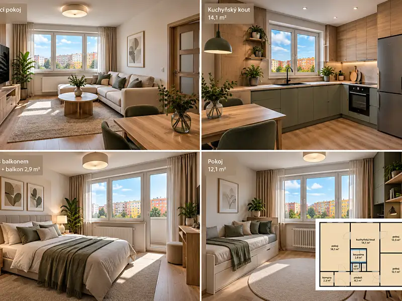 Prodej bytu 3+1 71 m², Praha – náhled fotky 1