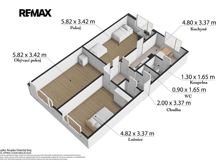 Wohnung 3+1 zum Kauf, 79 m² (29 von 29)