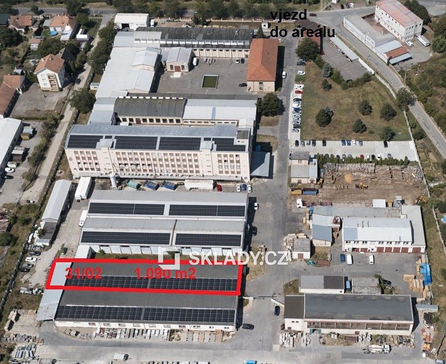 Pronájem skladového prostoru 1090 m² – fotografie 3