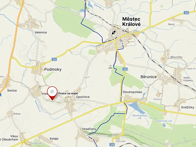 Prodej pozemku 1284 m², Opočnice – náhled fotky 3