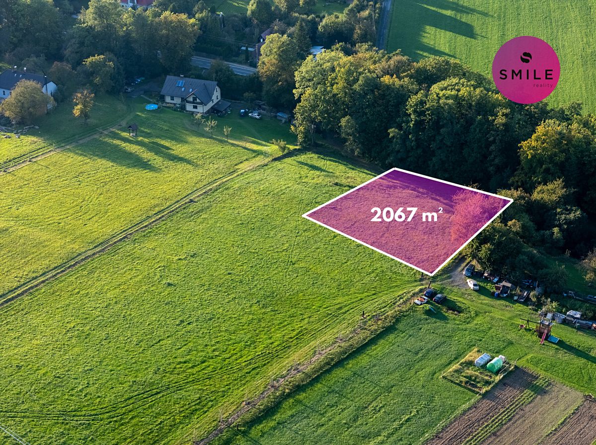 Prodej stavebního pozemku 2067 m²