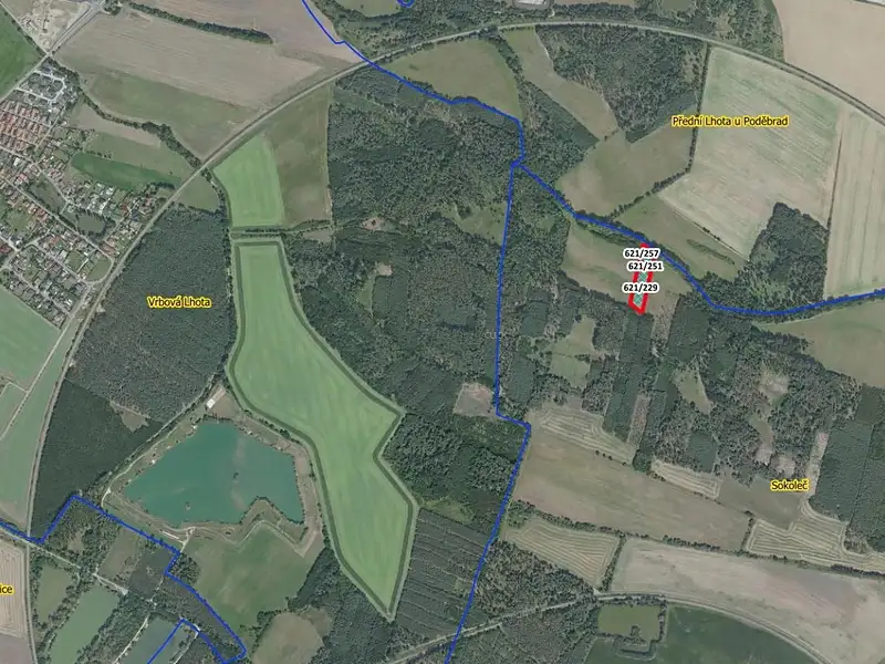 Prodej louky 5456 m², Sokoleč – náhled fotky 2