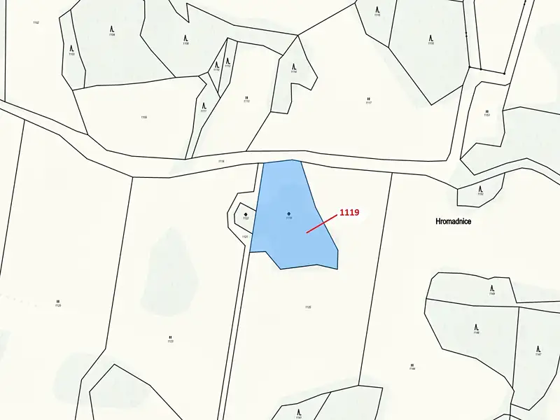 Dražba pozemku 3469 m², Kadov – náhled fotky 3