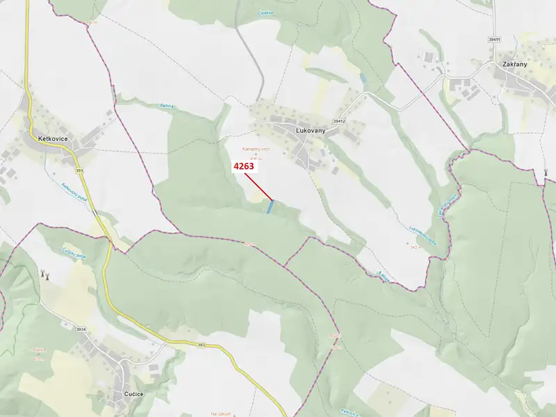 Dražba lesa 3481 m², Lukovany – náhled fotky 1