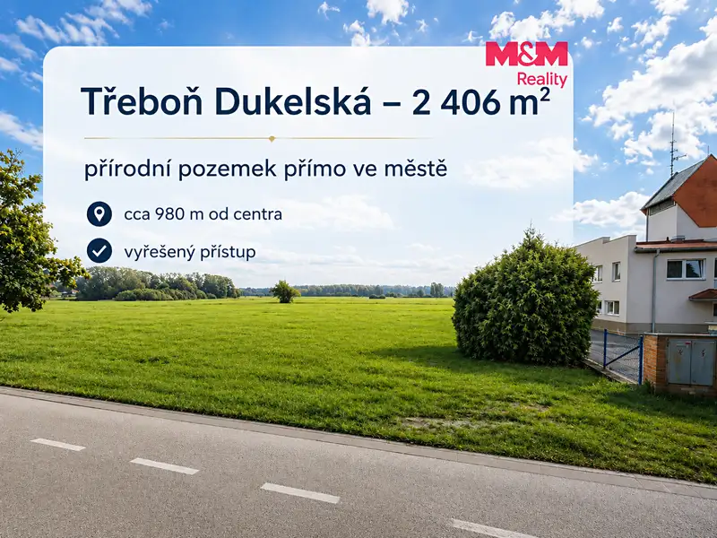 Prodej louky 2406 m², Třeboň – náhled fotky 1