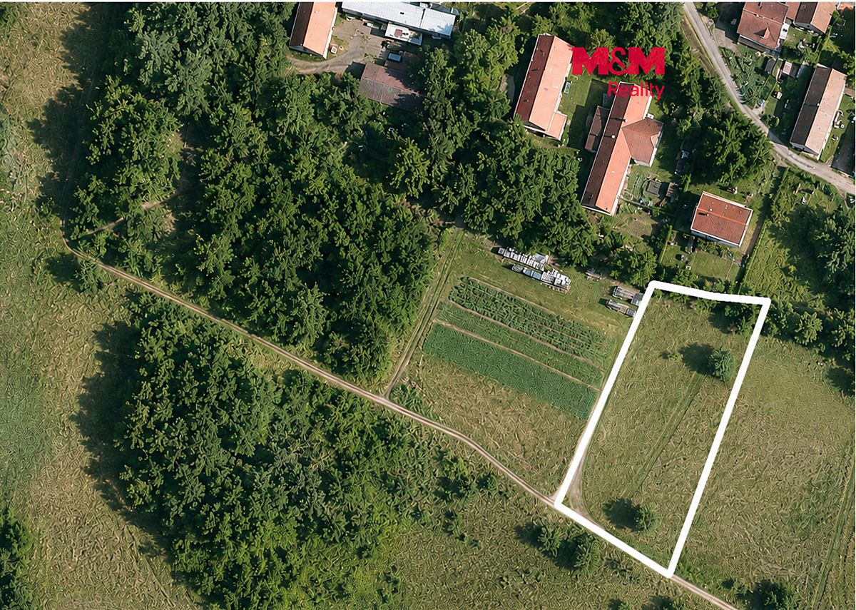 Prodej stavebního pozemku 1317 m², Milešov – fotka 1 z 3
