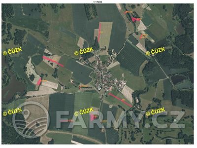 Prodej pole 36423 m²