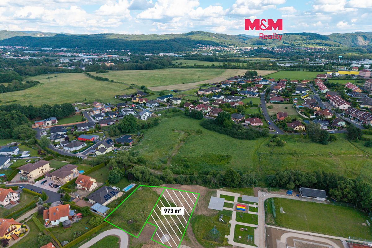 Prodej stavebního pozemku 973 m², Jenišov – fotka 1 z 3