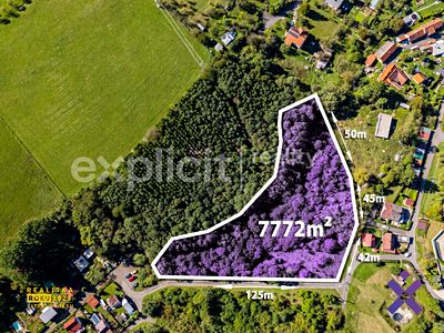 Prodej stavebního pozemku 7772 m²