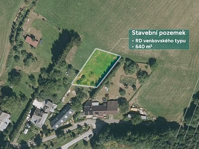 Prodej stavebního pozemku 640 m²