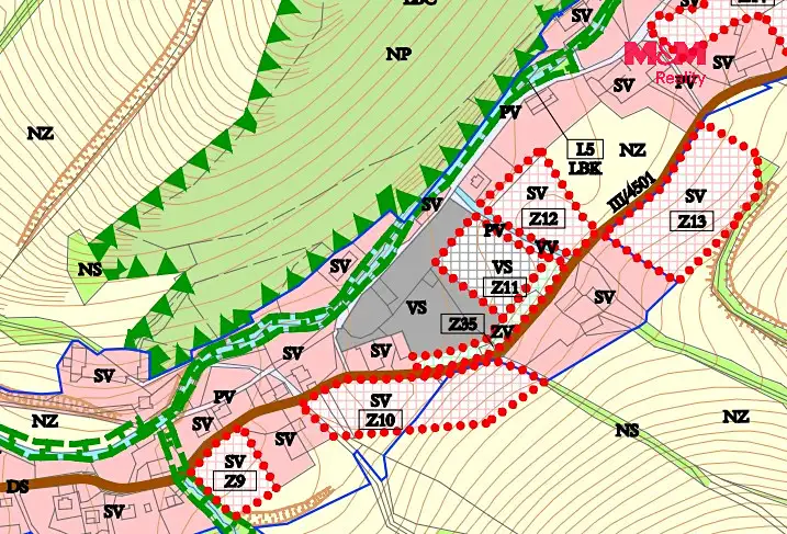 Prodej stavebního pozemku 2274 m², Vernířovice – náhled fotky 2