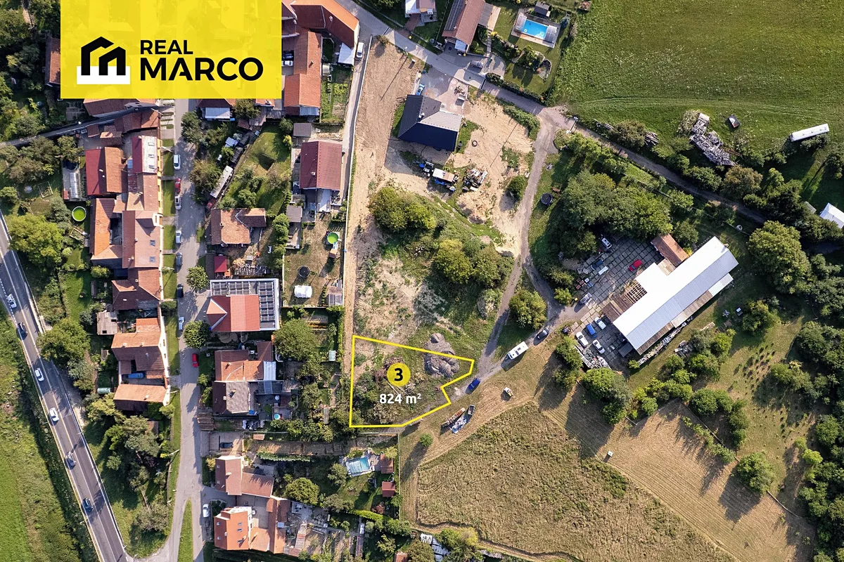 Prodej stavebního pozemku 824 m²