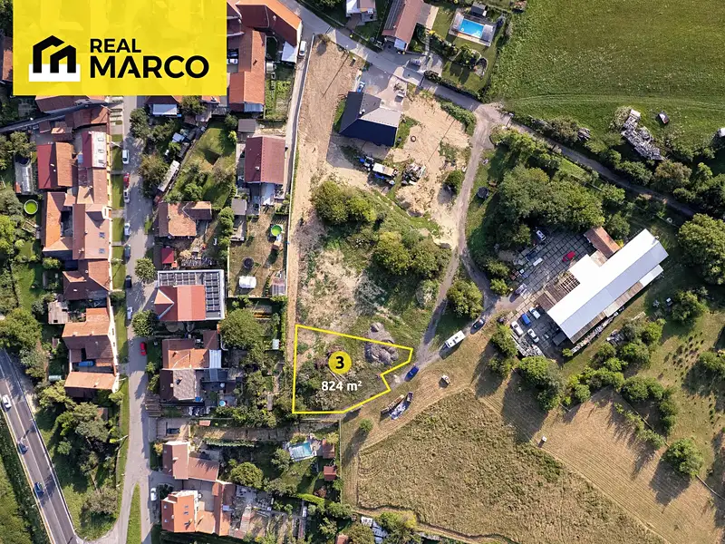 Prodej stavebního pozemku 824 m², Závist – náhled fotky 1