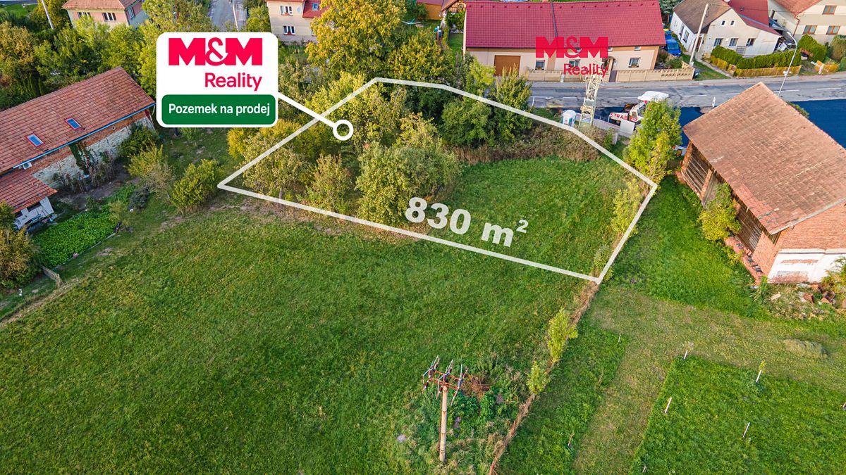 Prodej stavebního pozemku 830 m²