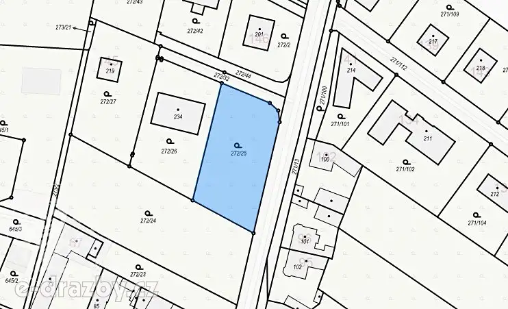 Dražba stavebního pozemku 1089 m², Křenek – náhled fotky 2