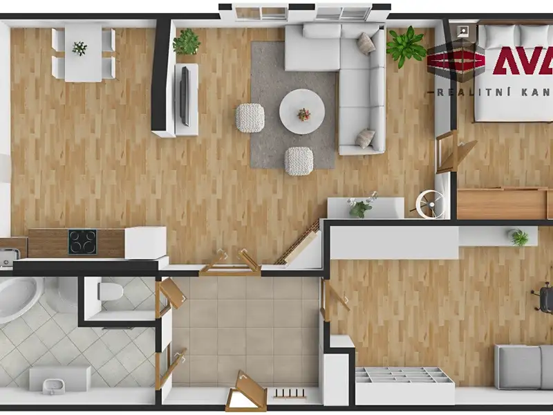Pronájem bytu 3+1 97 m², Opava – náhled fotky 2