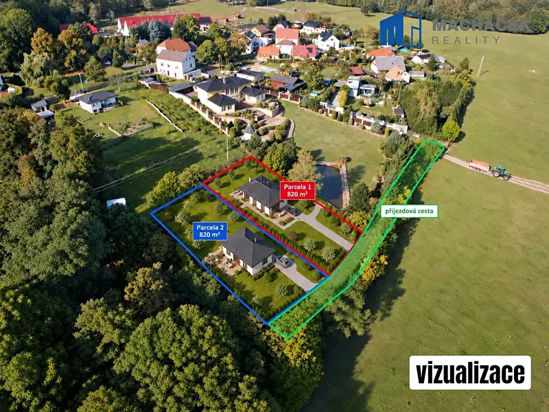 Prodej stavebního pozemku 820 m², Háj u Duchcova – náhled fotky 2