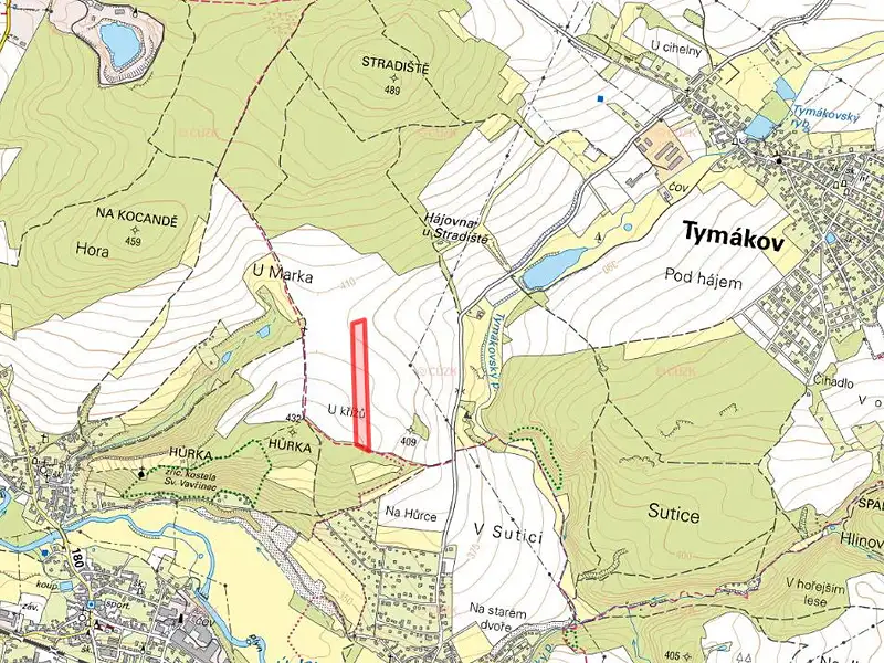 Prodej pole 14498 m², Tymákov – náhled fotky 2