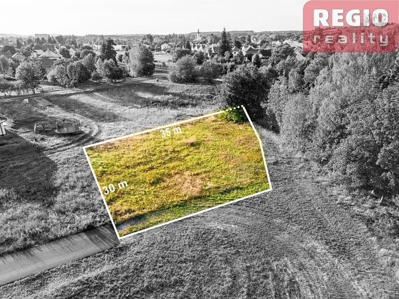 Prodej stavebního pozemku 980 m², Dobrá – náhled fotky 3