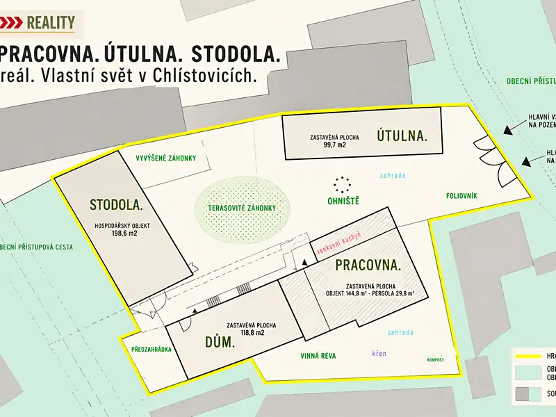 Prodej rodinného domu 557 m², pozemek 1647 m², Chlístovice – náhled fotky 3