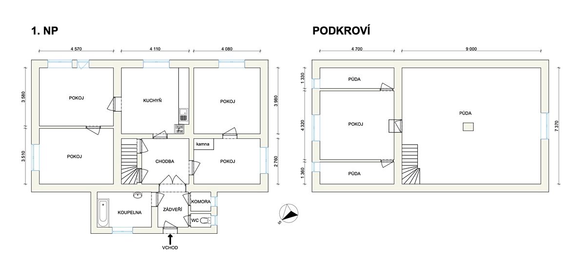 Prodej rodinného domu 130 m², pozemek 4985 m² – fotografie 3