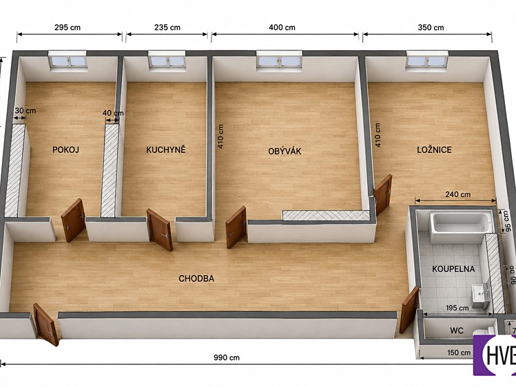 Квартира 3+1 на продаж, 80 м² (22 з 22)