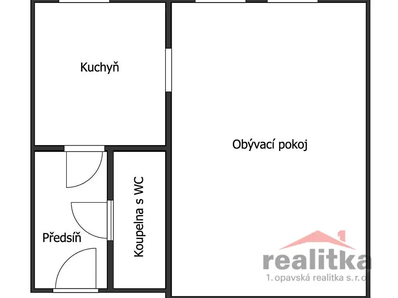 Pronájem bytu 1+1 37 m², Opava – náhled fotky 3