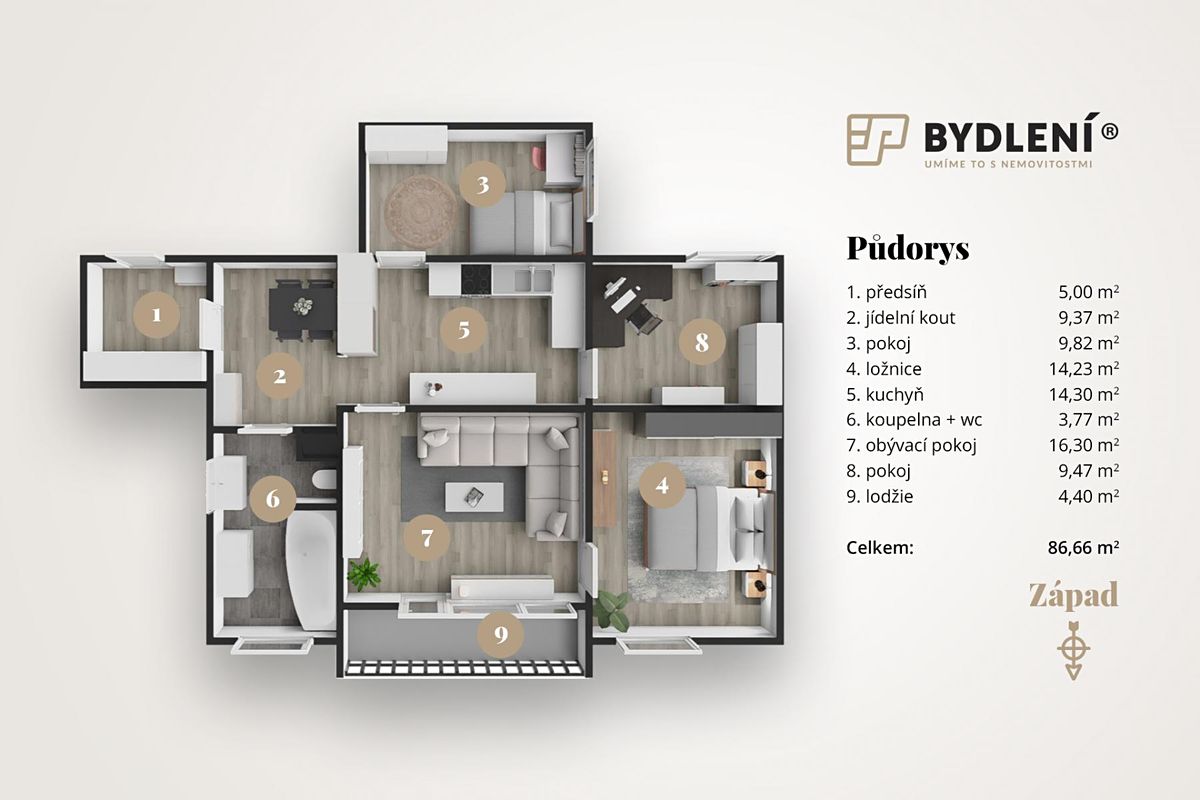 Prodej bytu 4+1 82 m² – fotografie 2