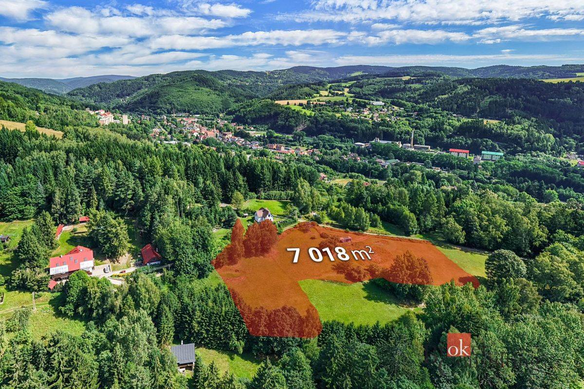 Prodej stavebního pozemku 7018 m² – fotografie 3