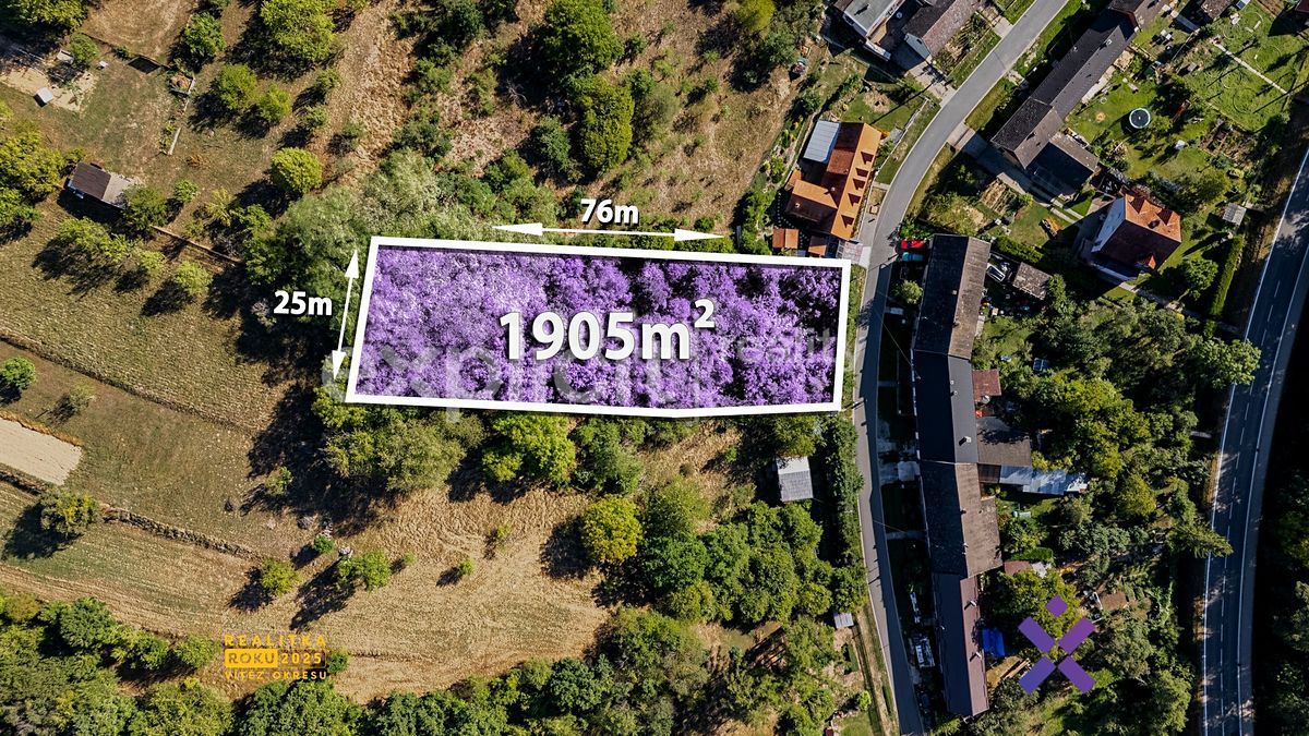 Prodej stavebního pozemku 1905 m²