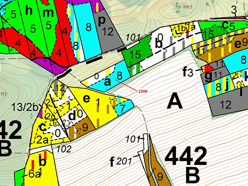 Dražba lesa 4560 m², Louňovice pod Blaníkem – náhled fotky 3