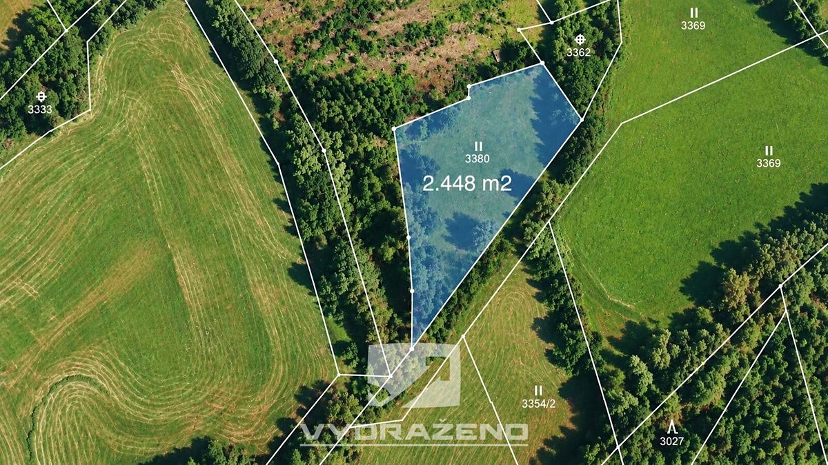 Prodej louky 2448 m²