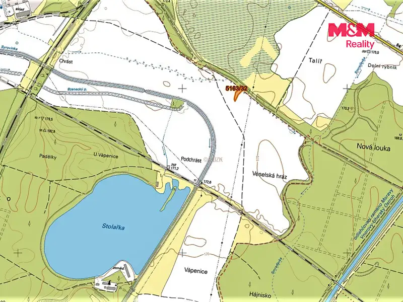 Prodej pole 1338 m², Bzenec – náhled fotky 2