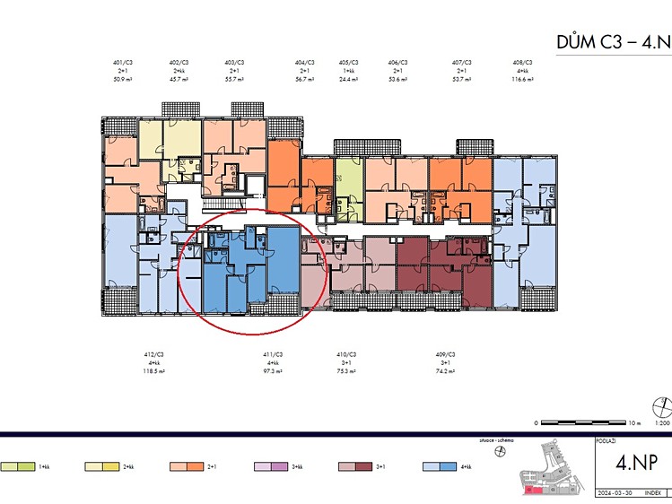 Квартира 4+kk на продаж, 102 м² (5 з 6)