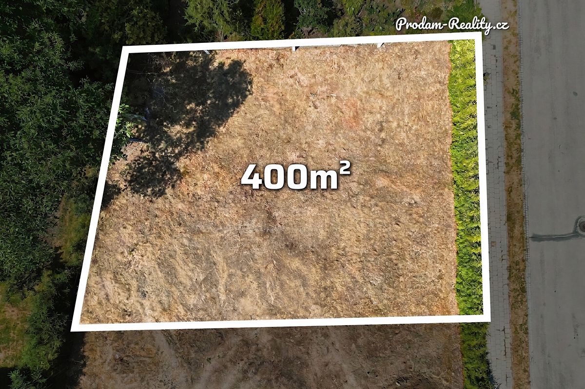 Prodej stavebního pozemku 400 m², Třebíč – fotka 1 z 3