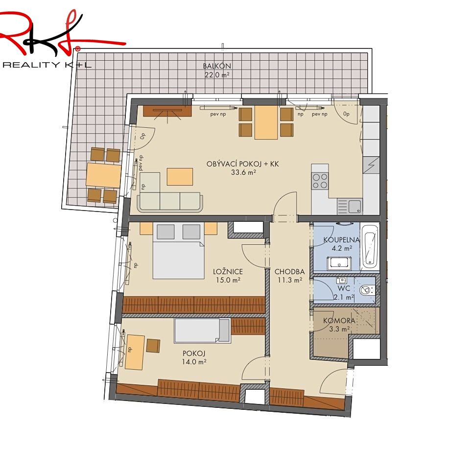 Prodej bytu 3+kk 89 m² – fotografie 2